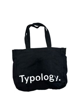 ✨ Black Typology
tote bag with white logo✨